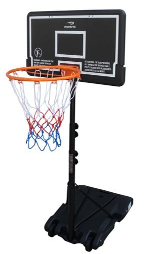 Matrix 4-in-1 Jr Portable Adjustable Basketball Backboard System with Wheels