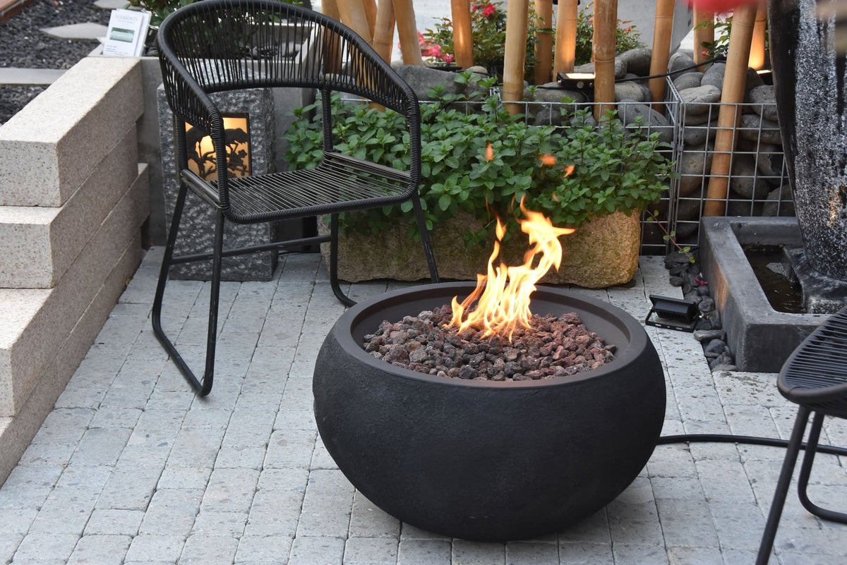Modeno York Round Fire Bowl, Liquid Propane, 40,000 BTU