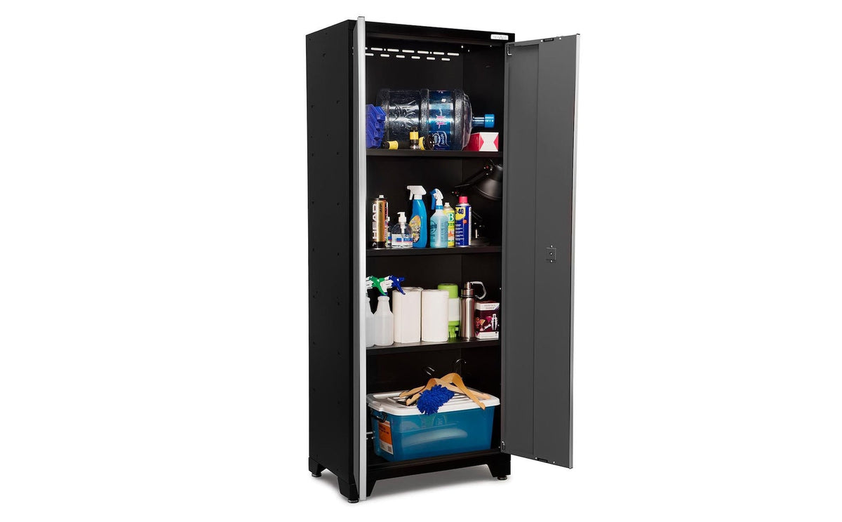 NewAge Bold 3.0 Series 24-Gauge Steel Multi-Use Locker, Fully-Welded, 800-lb Capacity, Black/Grey, 30-in