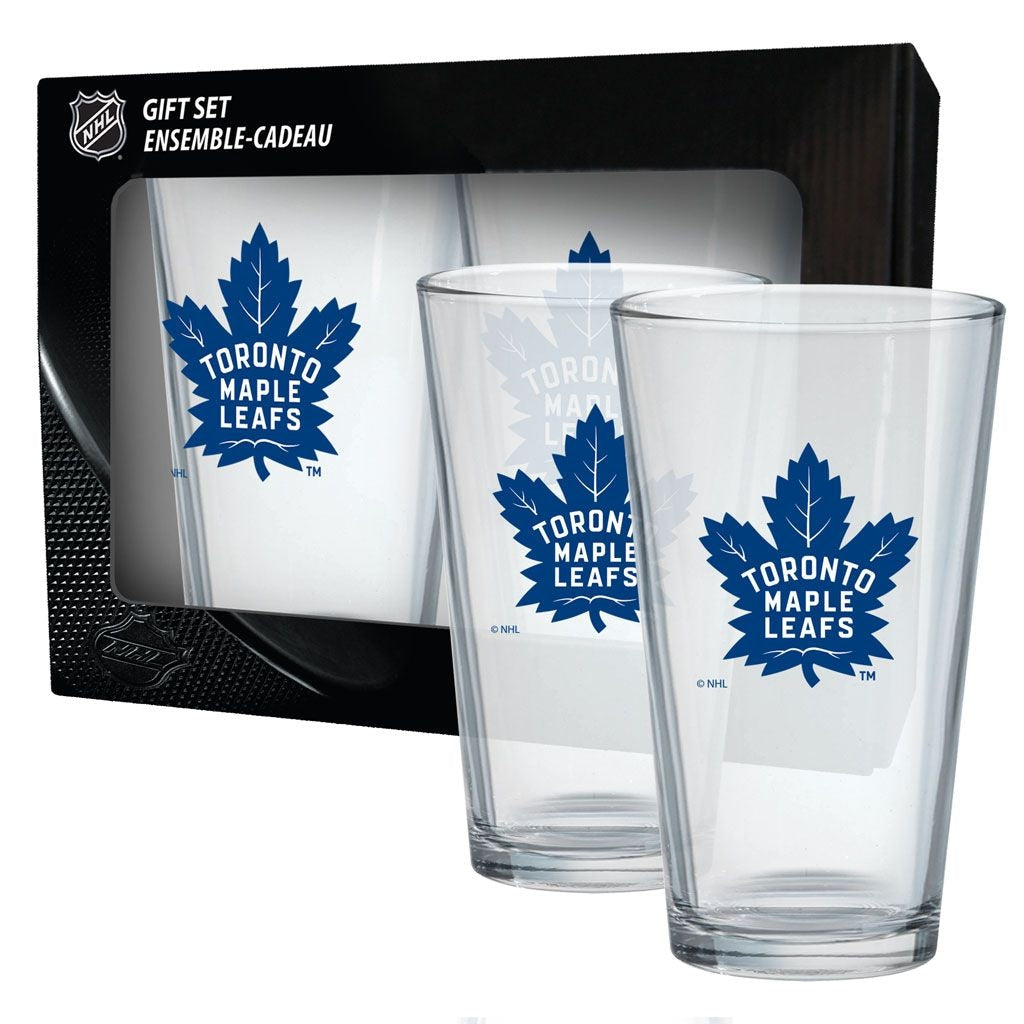 NHL Toronto Maple Leafs Mixing Pint Glass Box Set, 2-pk, 16-oz