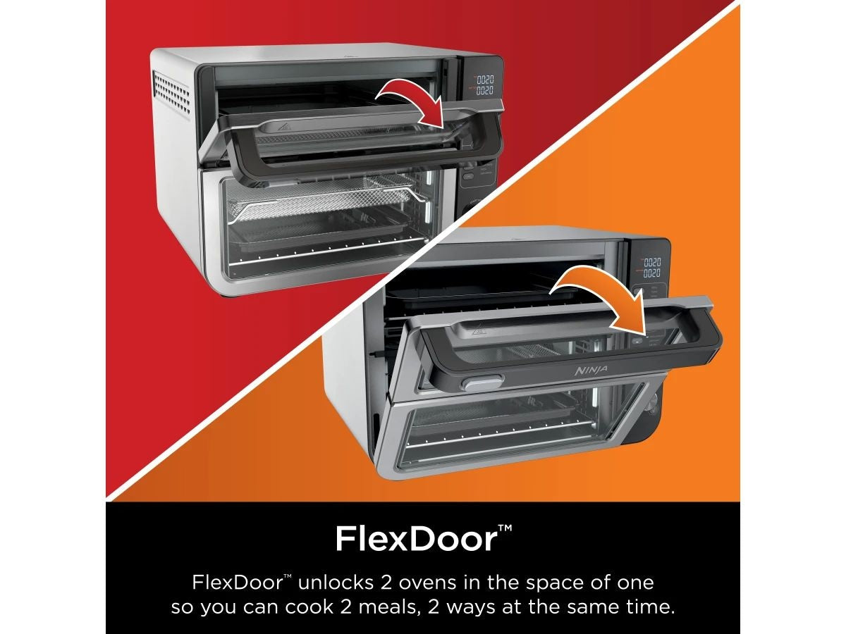 Ninja Double Door 12-in-1 Countertop Electric Convection Oven & Air Fryer with FLEXDOOR