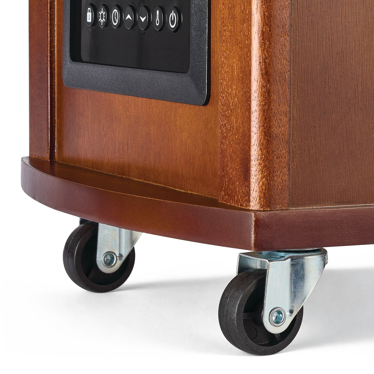 NOMA Wood Cabinet Infared Space Heater withRemote Control & Thermostat, 1500W