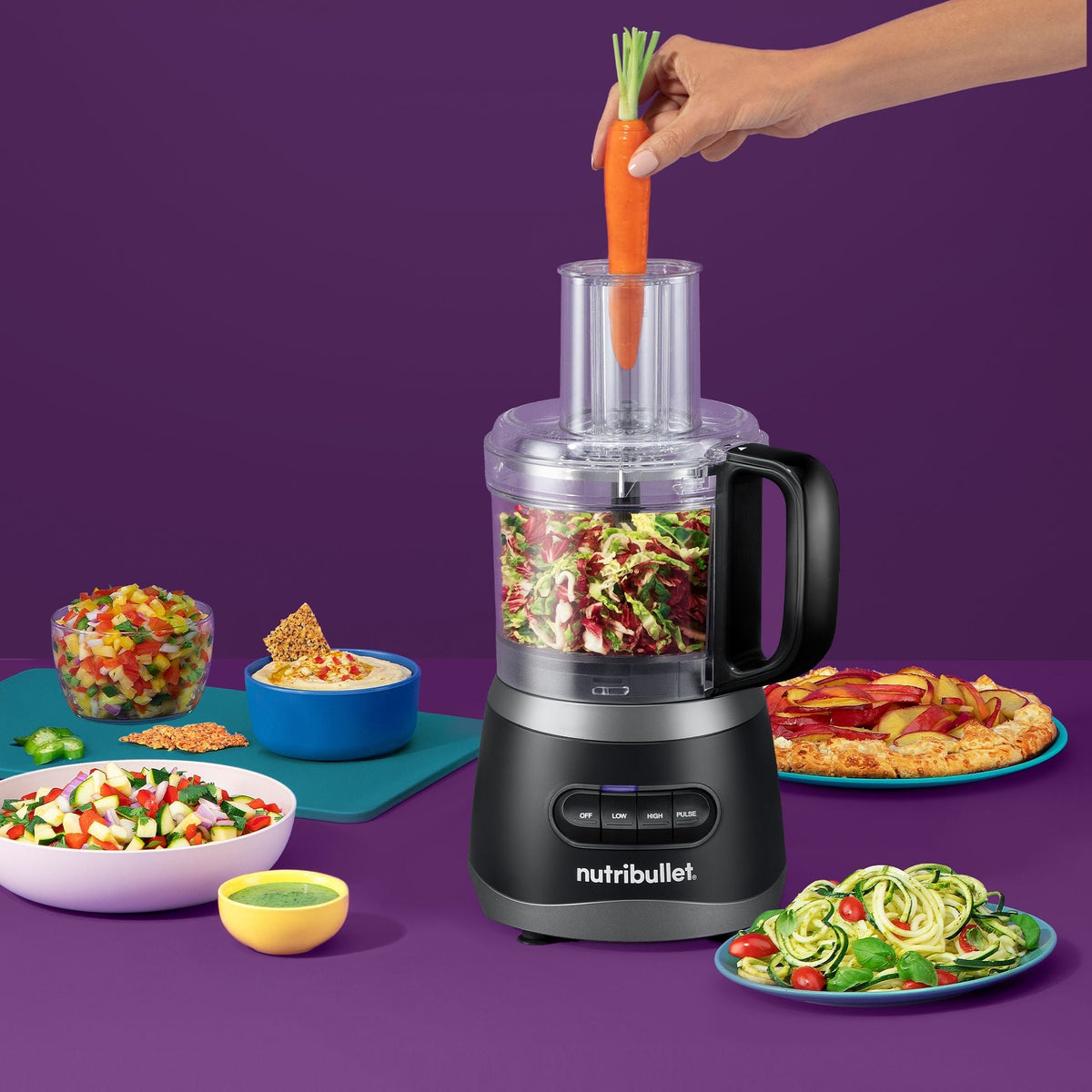 nutribullet Full-Sized Meal Prep Food Processor with Accessories, 7-Cup