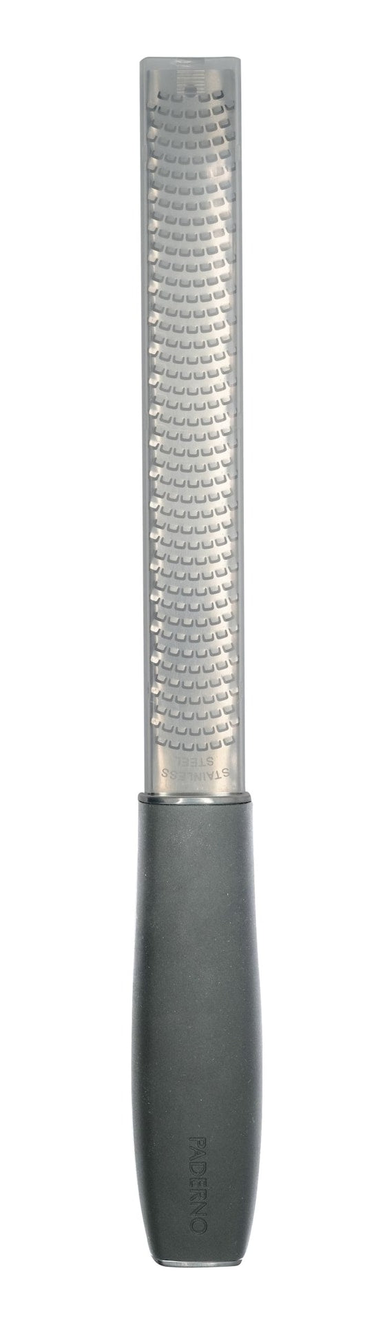 Paderno Etched Zester with Soft Grip Handle and Cover
