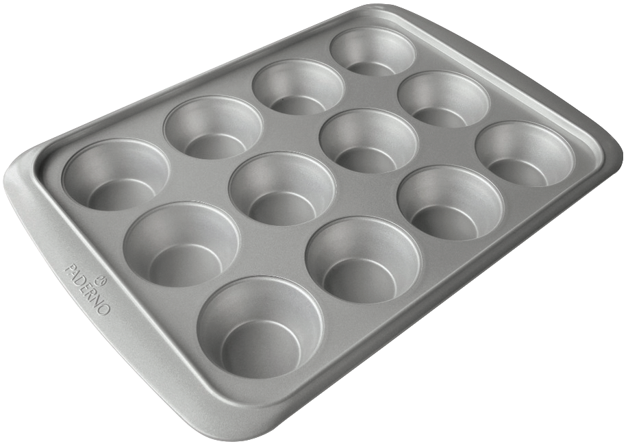 PADERNO Professional Non-Stick Muffin Tin, 12-Cup
