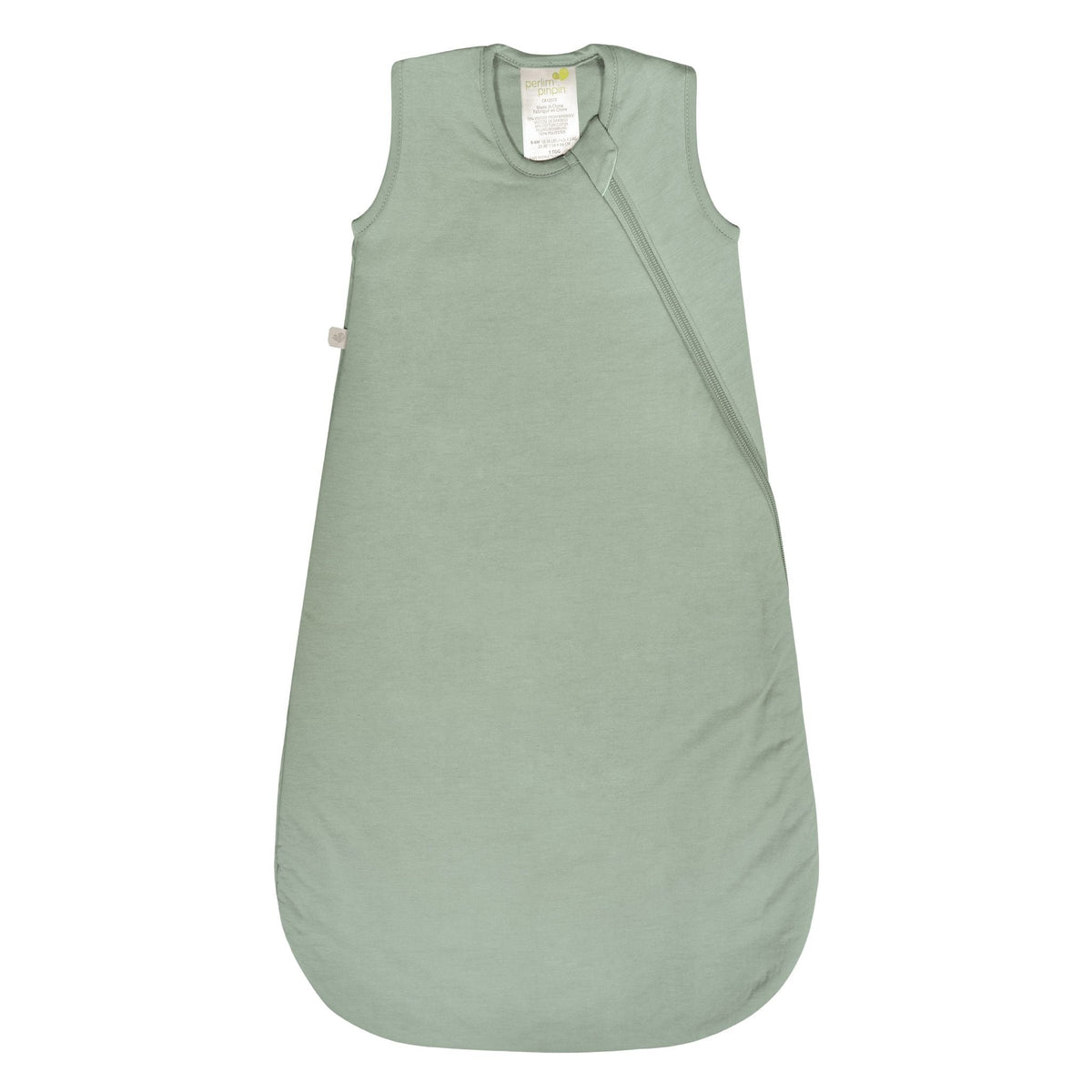 Perlimpinpin Bamboo Toddler Sleep Bag, Moss, 18-36 months