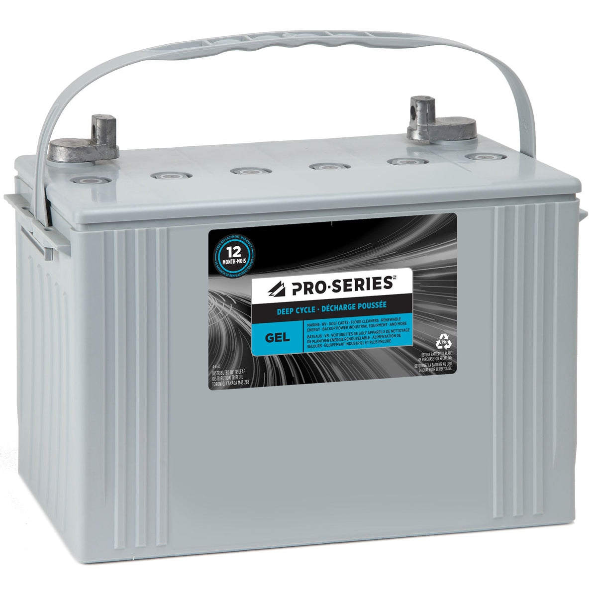 PRO-SERIES Group Size 45 Small Engine Battery, 485 CCA