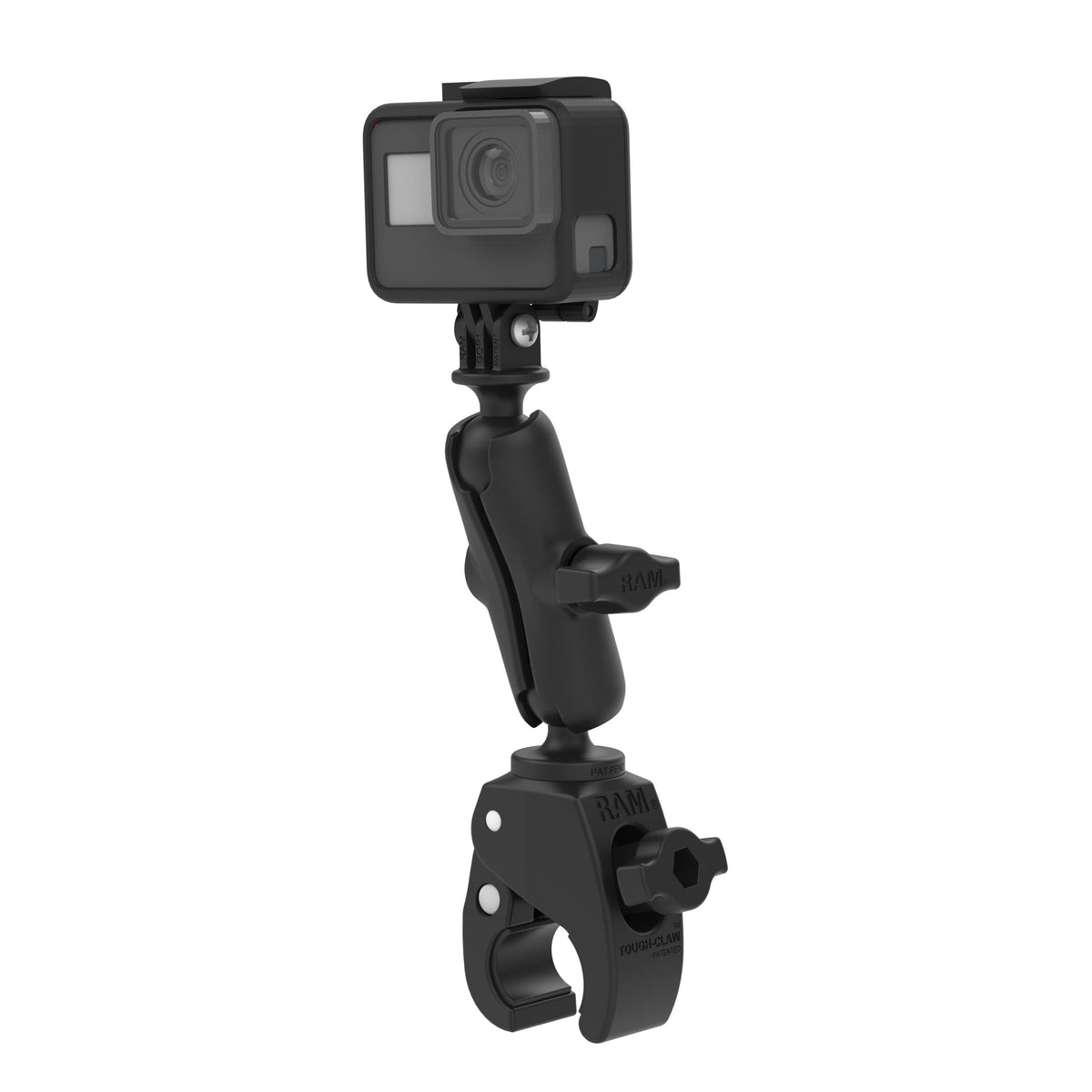 RAM Tough-Claw Double Ball Mount with Universal Action Camera Adapter
