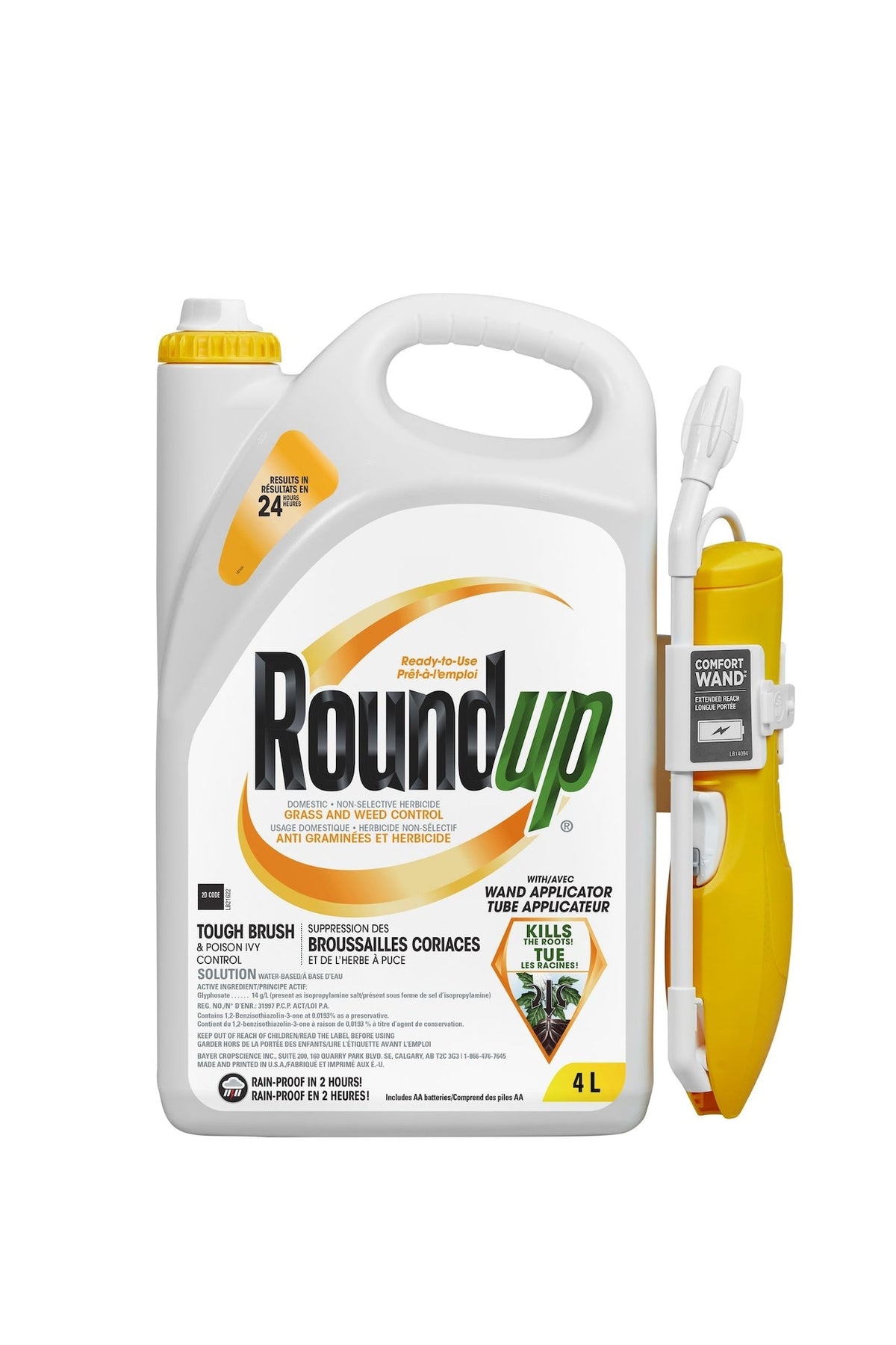 Roundup Poison Ivy Control with Battery Wand, 4-L