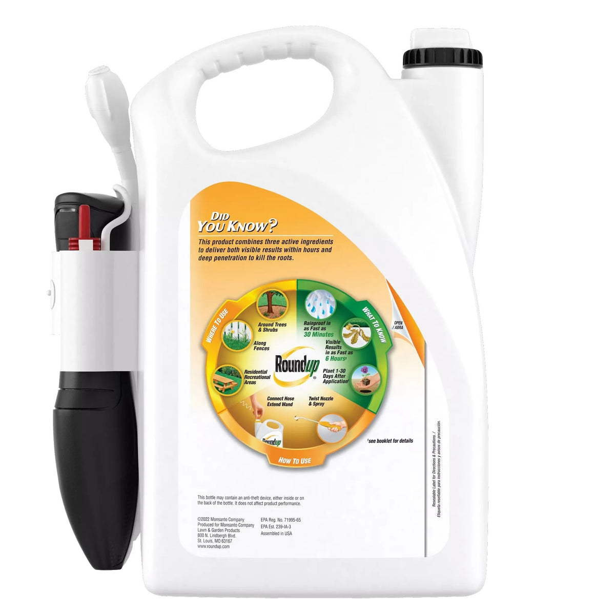 Roundup Poison Ivy Control with Battery Wand, 4-L
