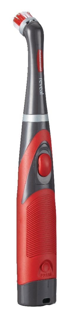 Rubbermaid Reveal Power Scrubber, Battery-Powered Cleaning Scrub Brush with Oscillating Head