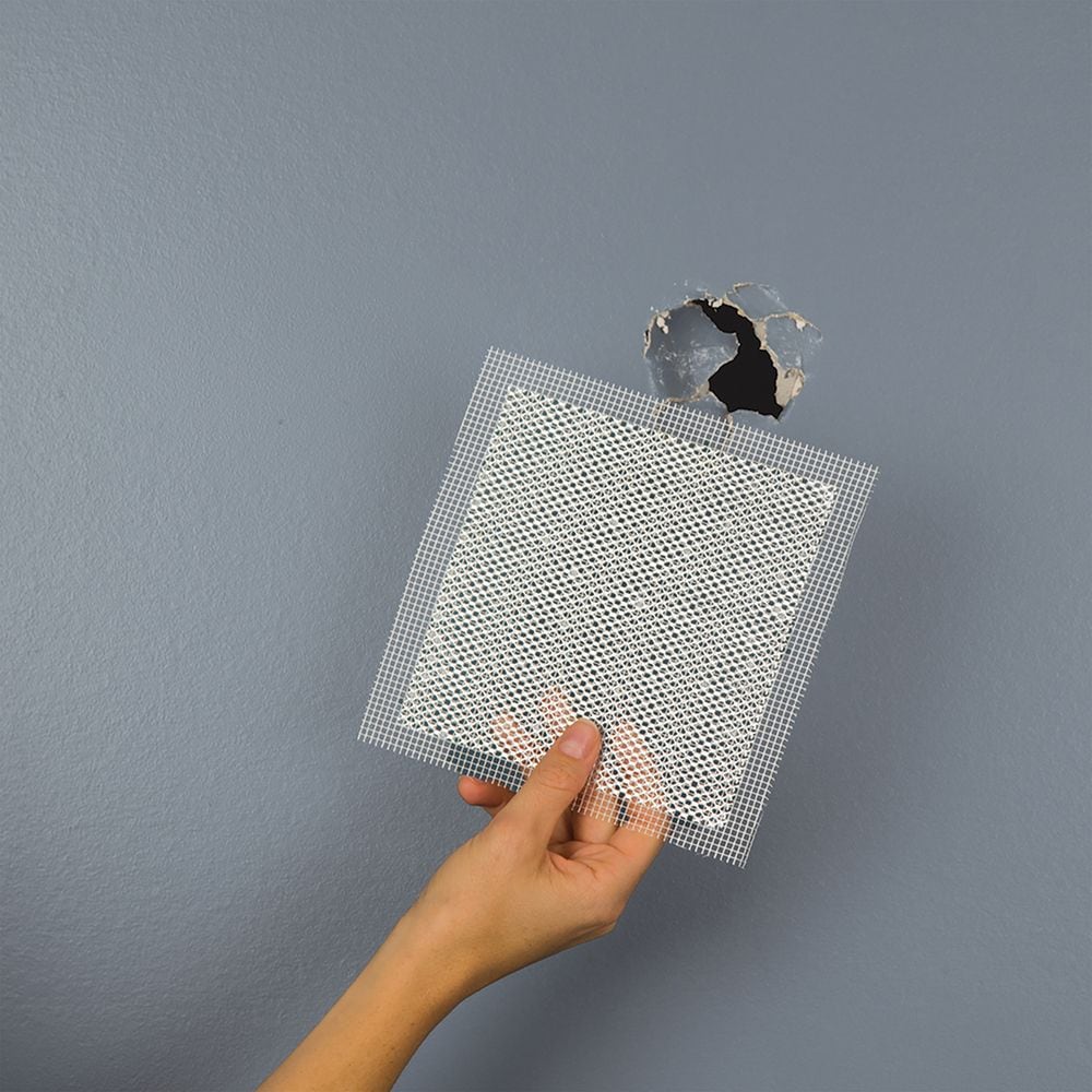 Saint-Gobain Self-Adhesive Wall & Ceiling Hole Repair Patch For Drywall & Plaster, 8 x 8-in