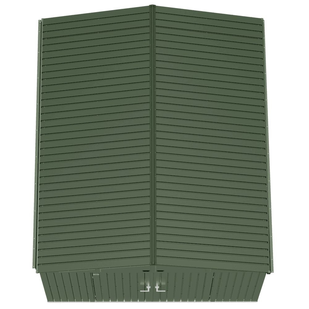 Scotts Lawn Care 10x12-ft Green Corrosion-Resistant Storage Shed