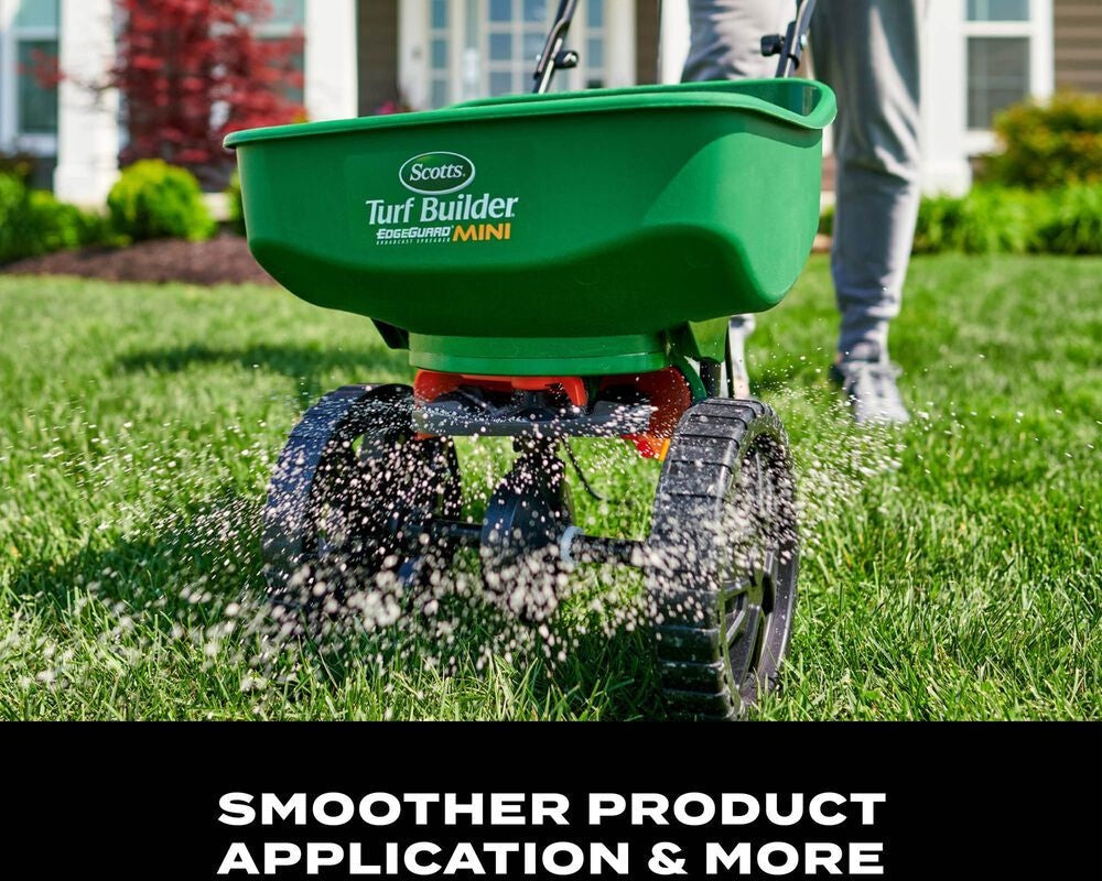 Scotts Turf Builder Mini Edgeguard Broadcast Spreader, 5,000 sq. ft.
