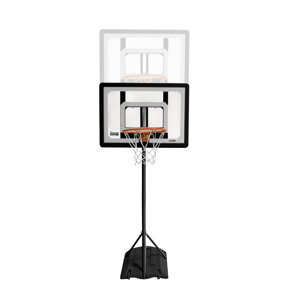 SKLZ Pro Mini Kids' Portable Adjustable Poolside Basketball Backboard, Hoop & Net System with Ball, 33-in