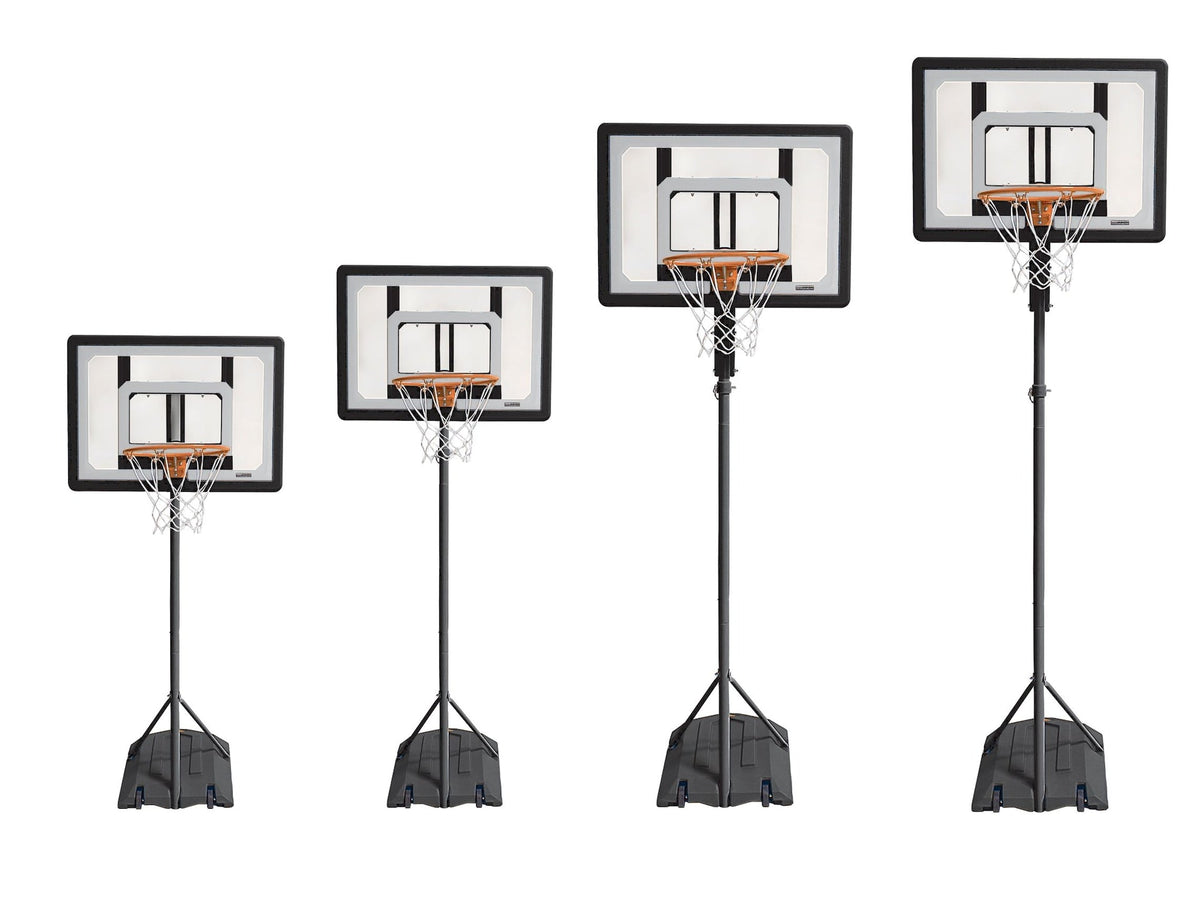 SKLZ Pro Mini Kids' Portable Adjustable Poolside Basketball Backboard, Hoop & Net System with Ball, 33-in