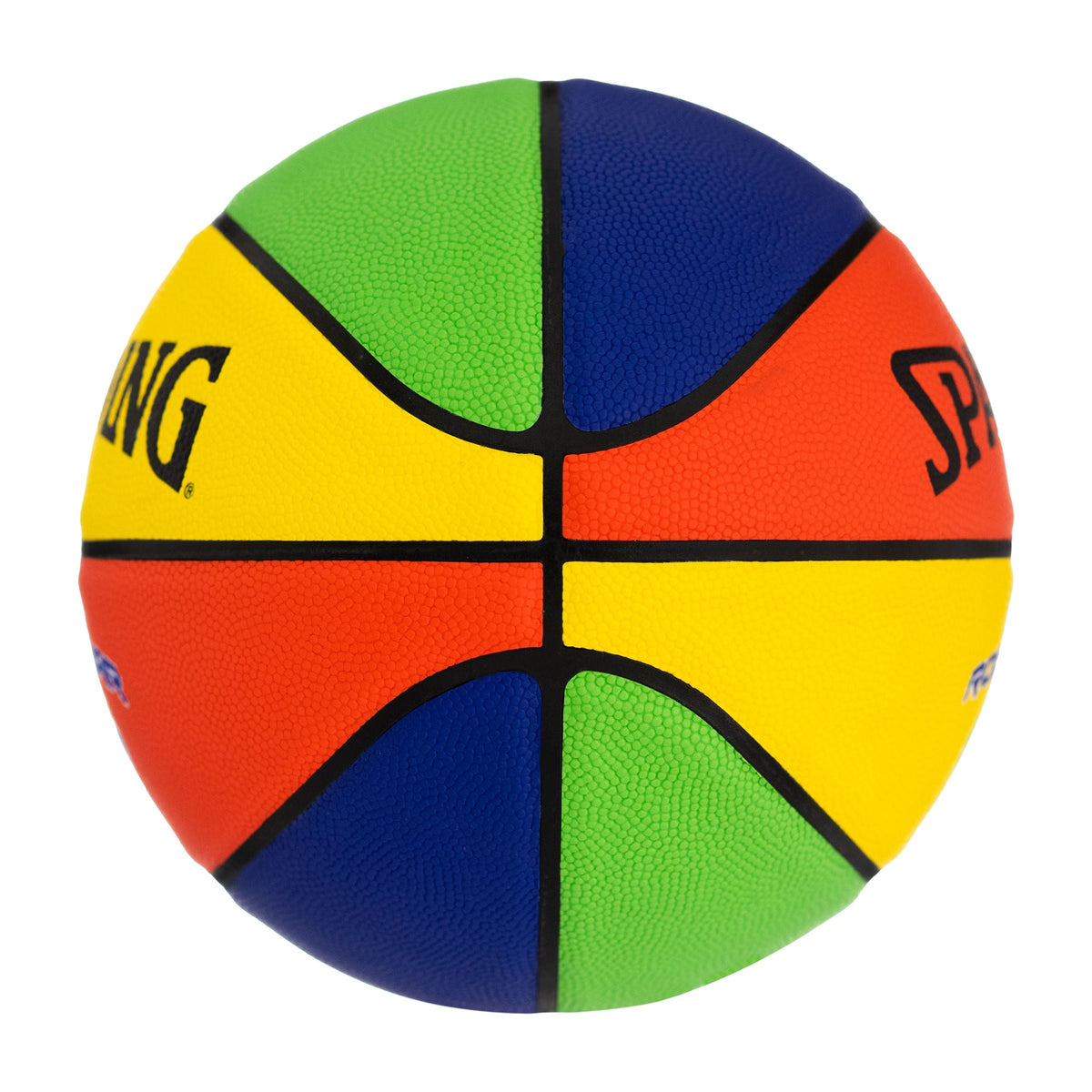 Spalding Rookie Gear Youth Kids' Indoor/Outdoor Multi-Colour Composite Basketball, Size 5 (27.5-in)