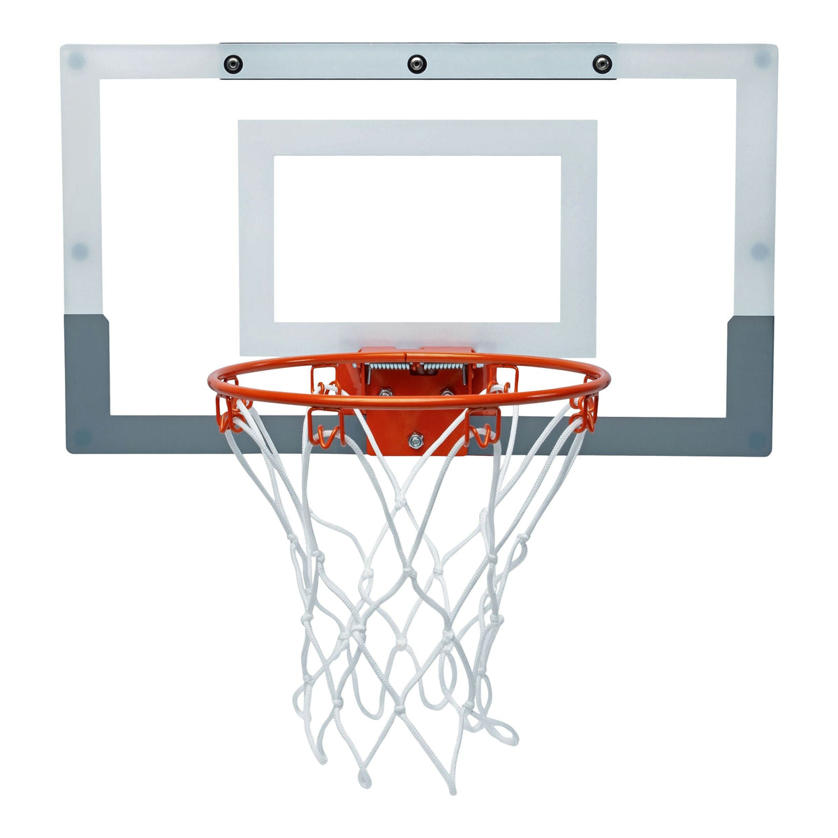 Spalding Slam Jam Indoor Over-the-Door Mounting Mini Basketball Hoop & Net with Ball