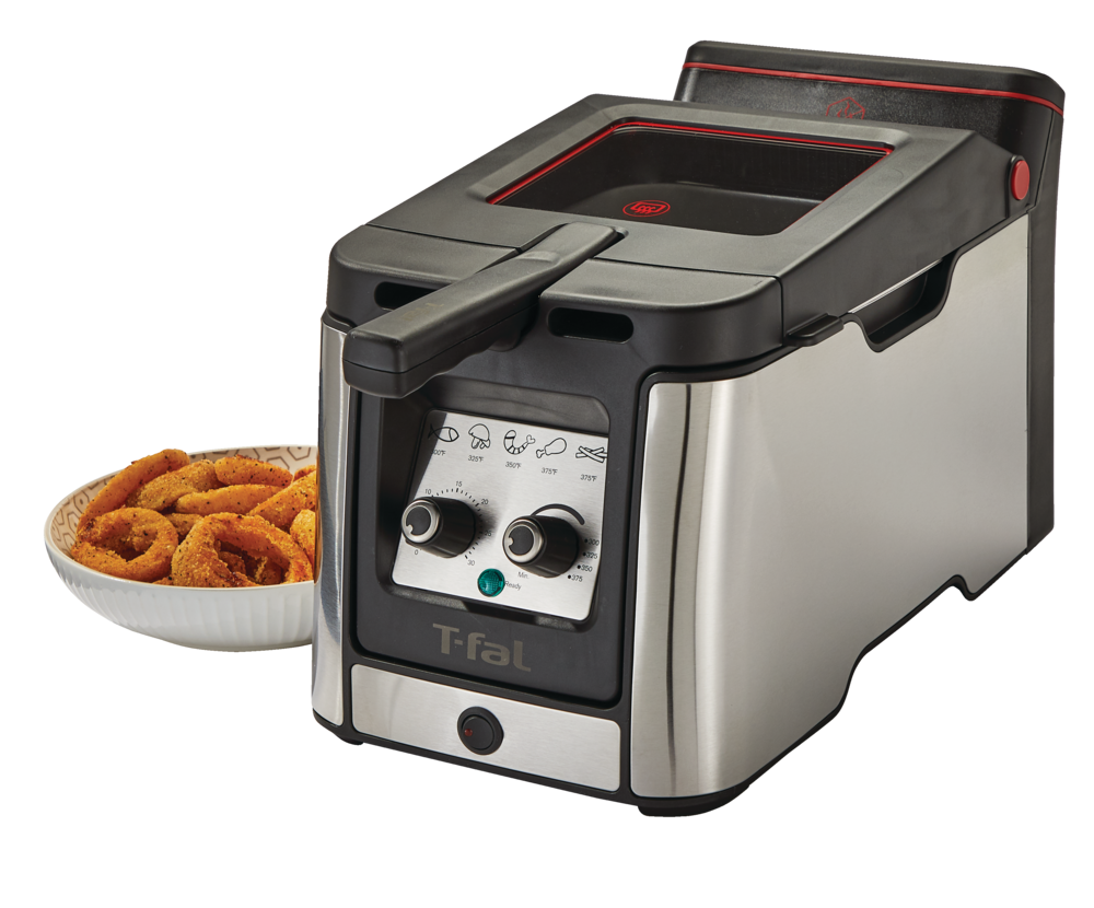 T-fal Odorless Deep Fryer, Stainless Steel, 3.5-L