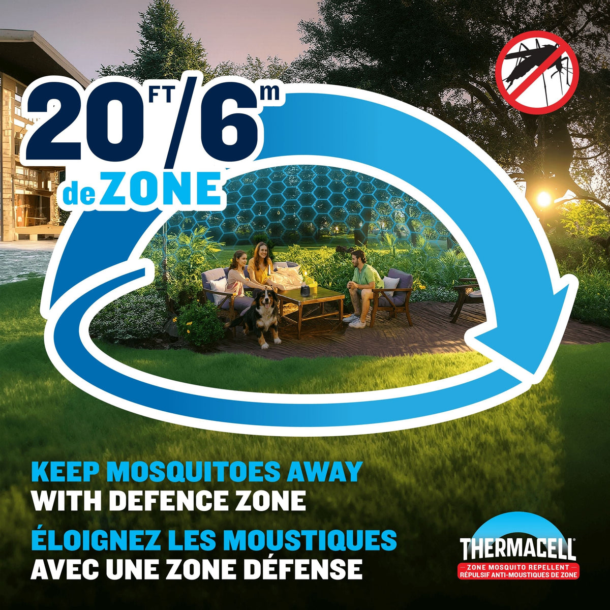 Thermacell E55 Mosquito Repellent with 36 Hour Refill, 2-pk