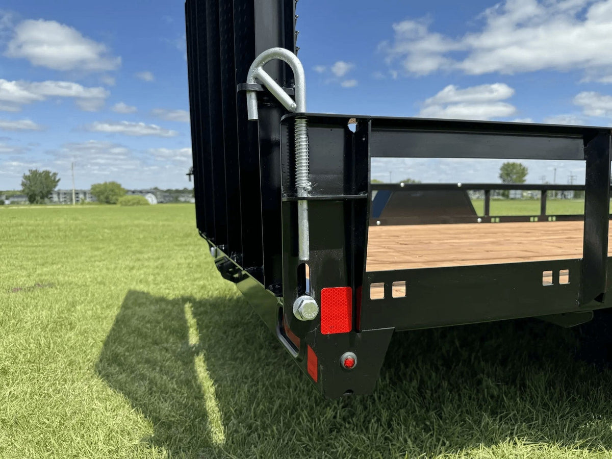True North 77-in x 12-ft Utility Trailer With Gate, Black