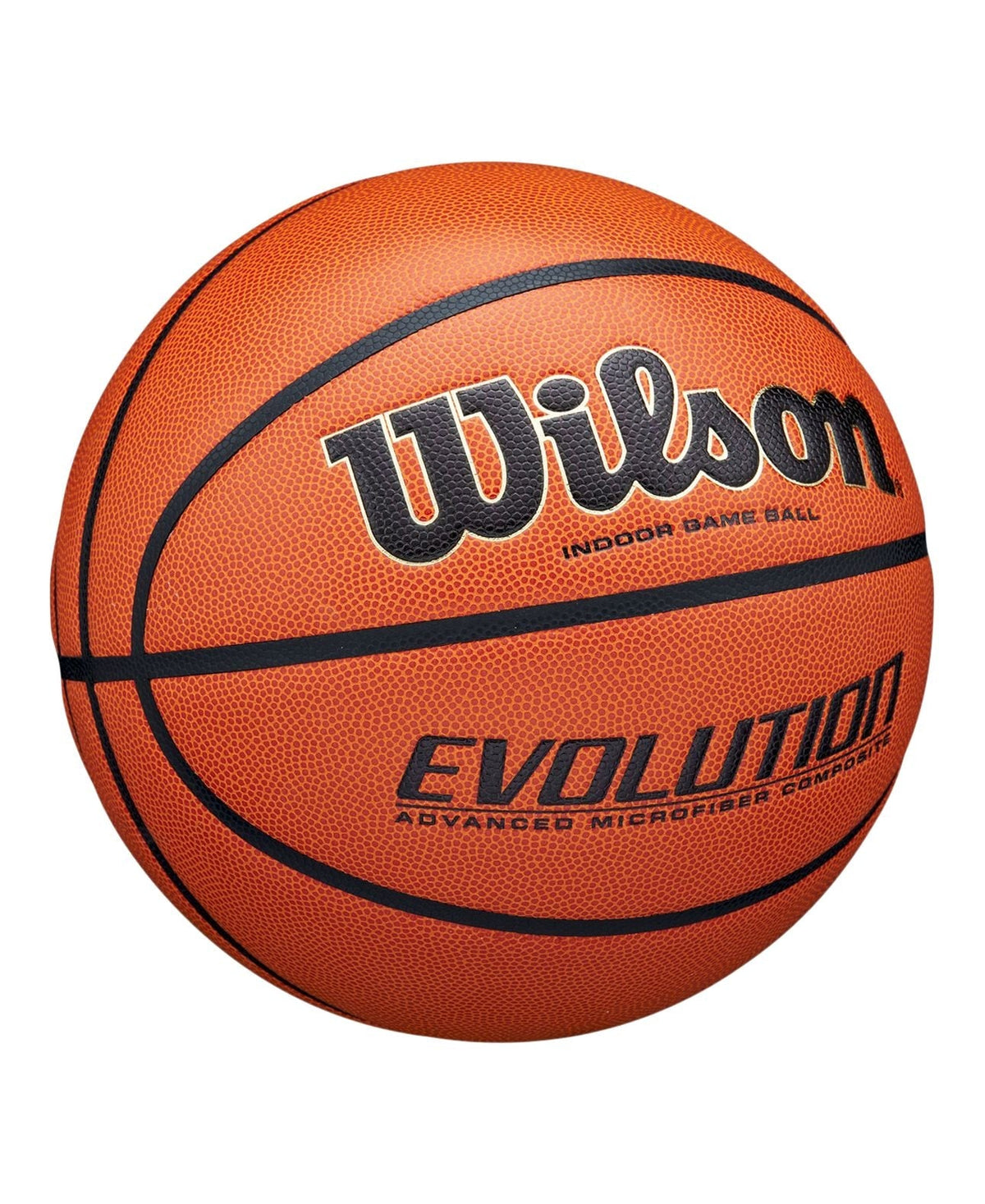 Wilson Evolution Indoor Composite Game Basketball, Official Size 7 (29.5-in)