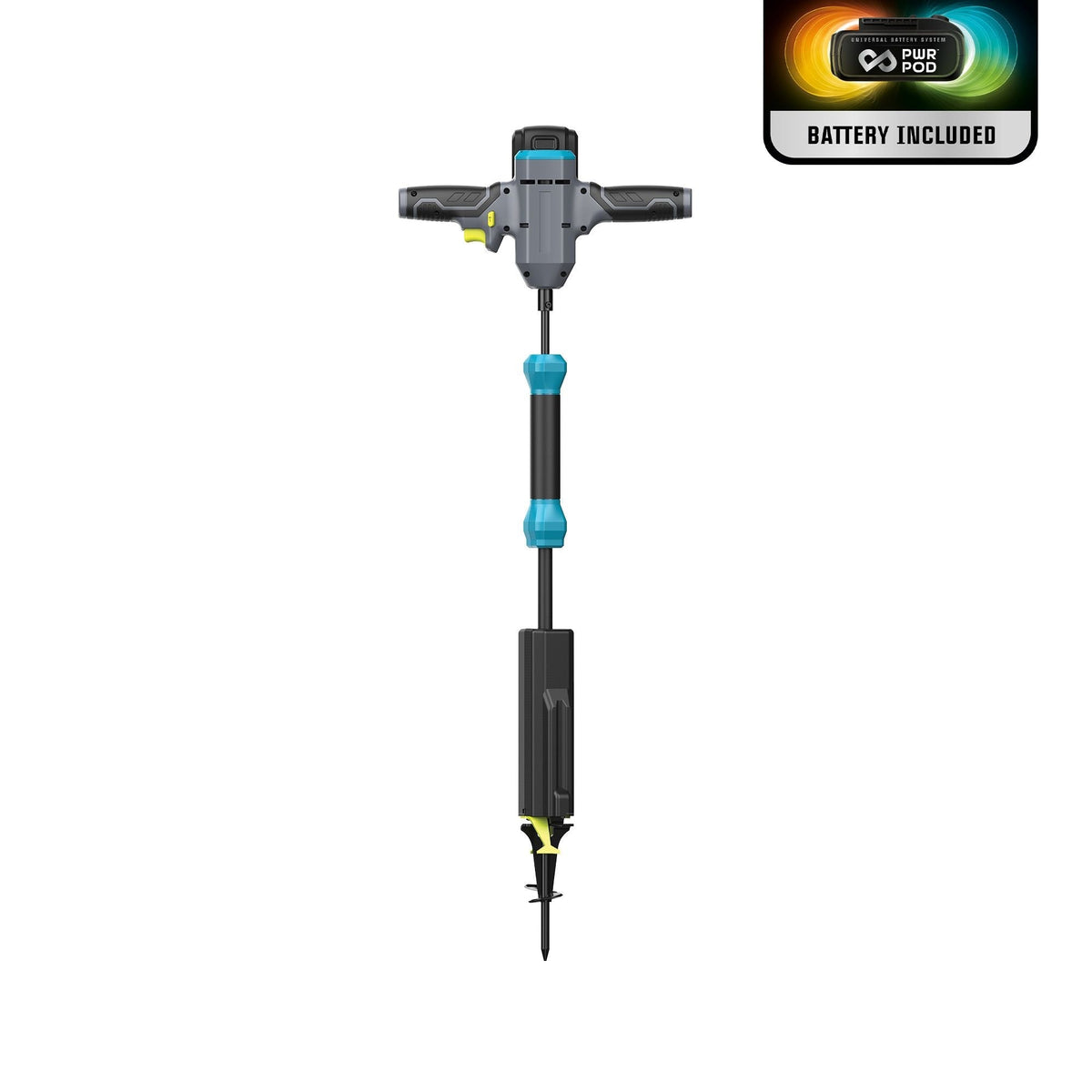 Yardworks 20V Cordless Lawn Weeder, with PWR POD 2.0Ah Battery and Charger
