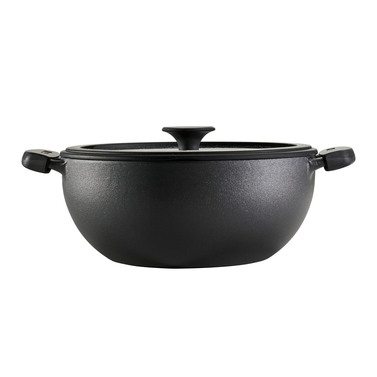 4.8 Qt Utsava Pre-Seasoned Cast Iron Kadai with Lid