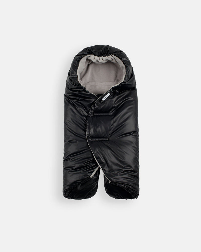 7AM Enfant Nido Fleece Lining Infant Wrap, Black