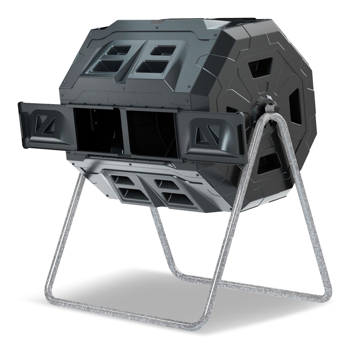 Algreen Tumbling Composter with Two Chambers