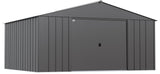Arrow Classic 14x12-ft Charcoal Lockable Metal Shed