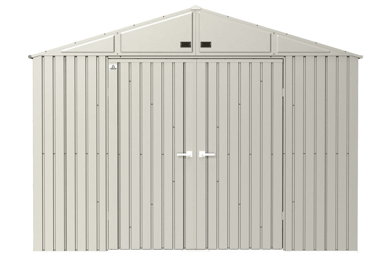 Arrow Elite 10x12-ft Cool Grey Corrosion-Resistant Steel Storage Shed