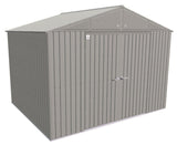 Arrow Elite 14x12-ft Cool Grey Weather-Resistant Steel Shed
