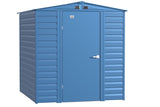 Arrow Select Galvanized Steel Storage Shed, Blue Grey, 6-ft x 7-ft