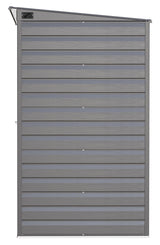 Arrow Select Galvanized Steel Storage Shed, Charcoal, 10-ft x 4-ft