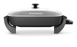 Black & Decker Family-Sized Non-Stick Electric Skillet, Black, 12x15-in