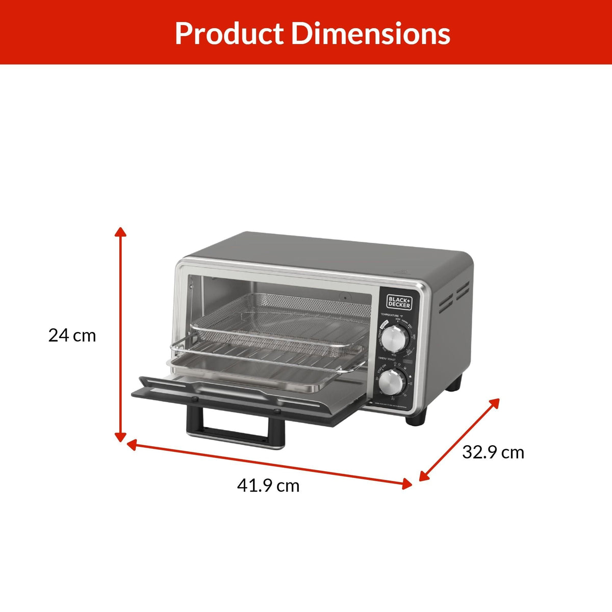 Black N Decker Multi-Purpose Crisp N Bake, 4-Slice