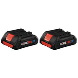 Bosch 18V 4Ah Batteries, 2-pk
