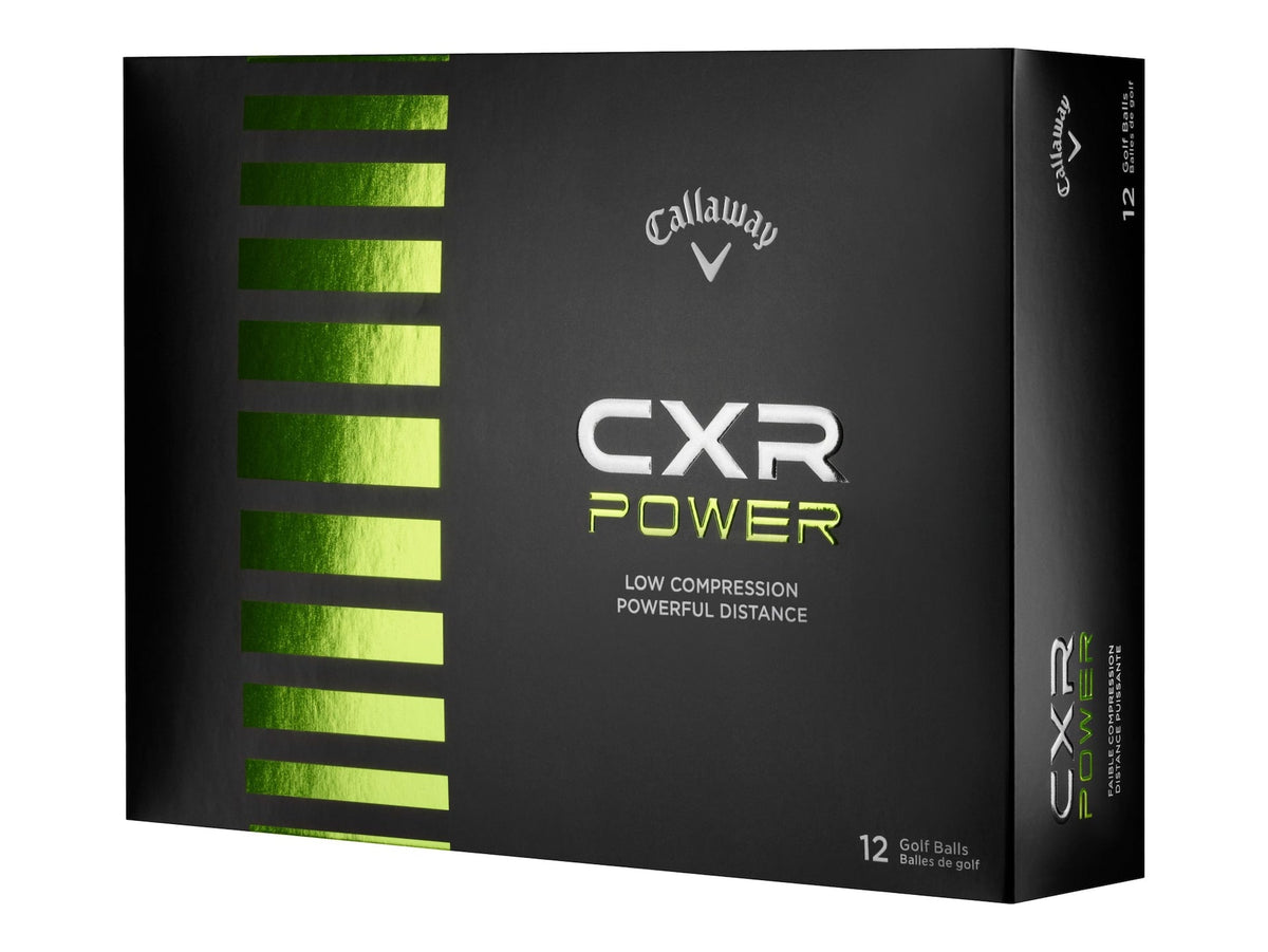 Callaway CXR Power Golf Ball, White, 12-pk