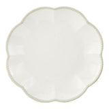 CANVAS Scalloped Dinner Plate, BPA-free, Plastic, Ivory Colour
