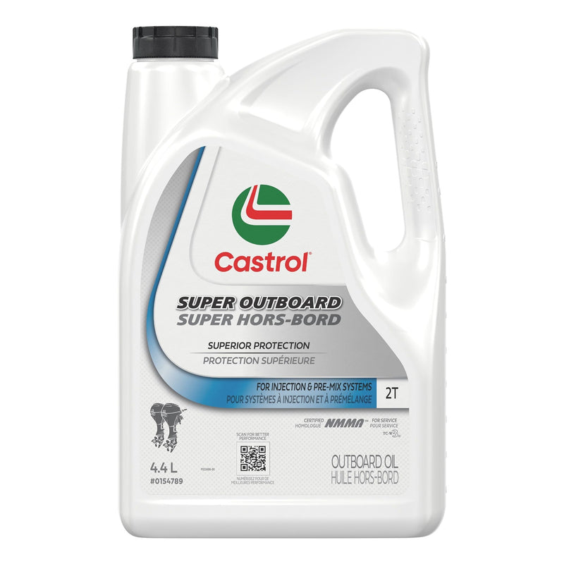 Castrol 2-Stroke Super Outboard Motor Oil, 4.4-L