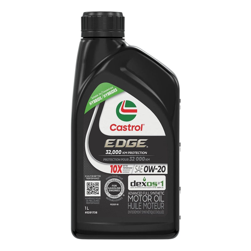 Castrol EDGE 0W20 Advanced Synthetic Engine/Motor Oil, 1-L
