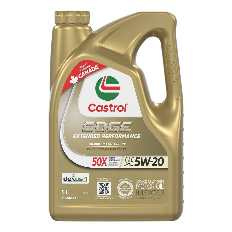 Castrol EDGE Extended Performance 5W30 Synthetic Engine/Motor Oil, 5-L