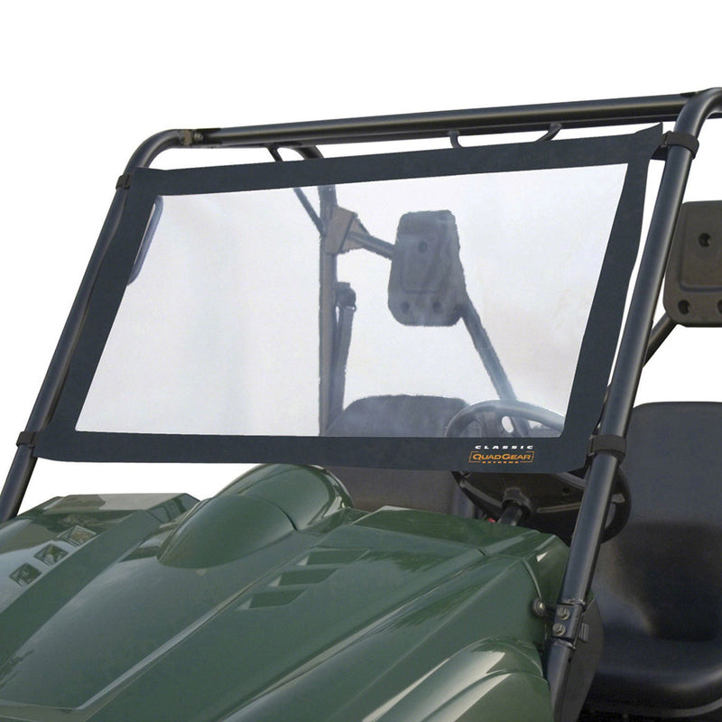 Classic Accessories 78627 QuadGear UTV Windshield for Kawasaki Mule 2500/3000 & Polaris Ranger, Black