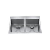 CraftX Dual Mount Double Bowl Sink