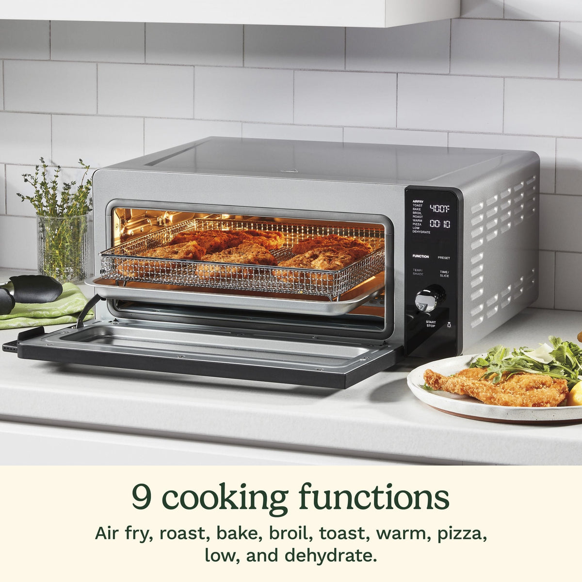 Cuisinart 1800W Large Flip Up Air Fry Toaster Oven