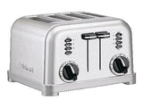 Cuisinart Metal Classic Toaster with 6 Settings, Stainless Steel, 4-Slices