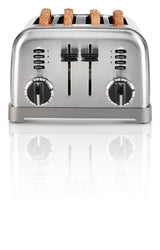 Cuisinart Metal Classic Toaster with 6 Settings, Stainless Steel, 4-Slices