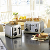Cuisinart Metal Classic Toaster with 6 Settings, Stainless Steel, 4-Slices