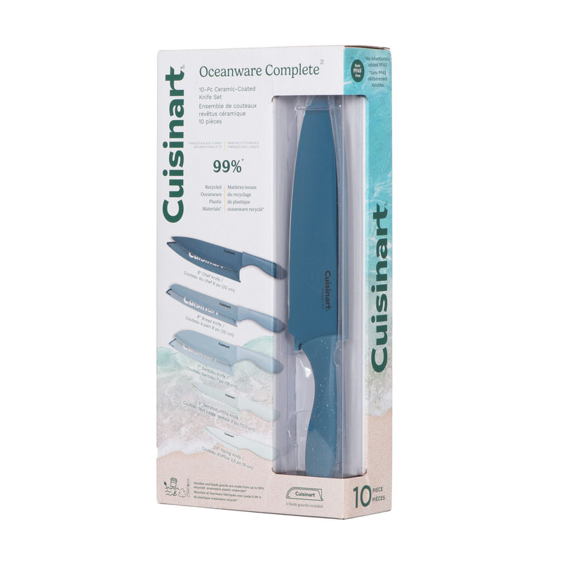 Cuisinart Oceanware Non-Stick Steel Knife Set, 10-pc